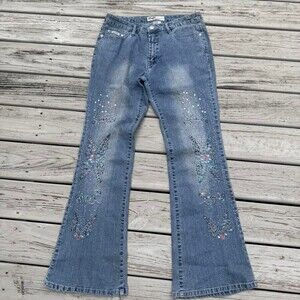 Y2K Daniel Jeans Sequin Embellish Denim